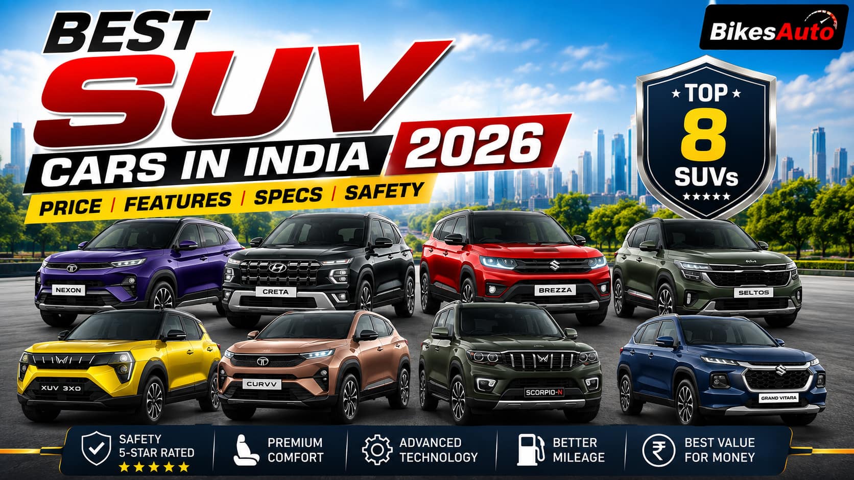 best suv cars in india 2026